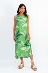 VESTIDO-MIDI-EM-VISCOSE-COM-ESTAMPA-JARDIM-BOTANICO-NAS-CORES--VERDE-OU-TANGERINA-MODELAGEM-LEVE-COM-DECOTE-CANOA-FENDAS-LATERAIS-E-FECHAMENTO-EM-BOTAO-NAS-COSTAS.-FORRO-INTERNO-PARA-MAIOR-CONFORTO.-PERFEITO-PARA-O-VERAO.