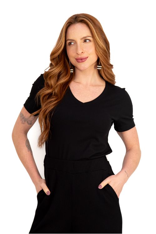 BLUSA-BABY-LOOK-TECIDO-MALHA-VISCOSE-STELLA-MARIS-DECOTE-V-MEIA-MANGA