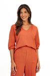 BLUSA-E-FEITA-DE-MALHA-HERITAGE-COM-ALGODAO-POLIESTER-E-ELASTANO.-TEM-DECOTE-CANOA-COM-V-FRANZIDA-E-MANGA-3-4-BUFANTE