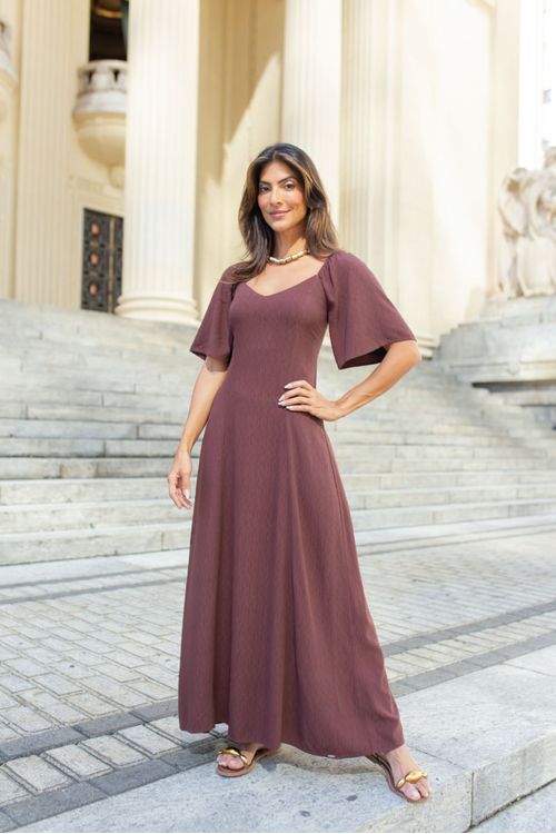 VESTIDO-MIDI-FEITO-EM-DE-VISCOSE-MAQUINETADA.-TEM-DECOTE-EM-V-COM-RECORTES-MEIA-MANGA-COM-ELASTICO-FRANZIDA-GODE-E-FECHAMENTO-EM-ZIPER-NAS-COSTAS.