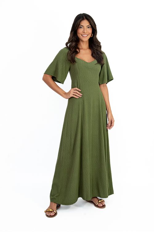 Vestido-midi-confeccionado-em-viscose-maquinetada-apresentando-um-design-elegante-com-decote-em-V-e-mangas-gode-franzidas-com-elastico.-Possui-fechamento-em-ziper-nas-costas-e-um-caimento-fluido-ideal-para-ocasioes-casuais-e-sofisticadas.