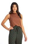 BLUSA-FEITA-DE-MALHA-TWEED-GALATIC-EM-ALGODAO-POLIESTER-E-ELASTANO.-TEM-DECOTE-COM-GOLA-ALTA-DOBRADA-SEM-MANGA-E-BOTOES-NAS-LATERAIS