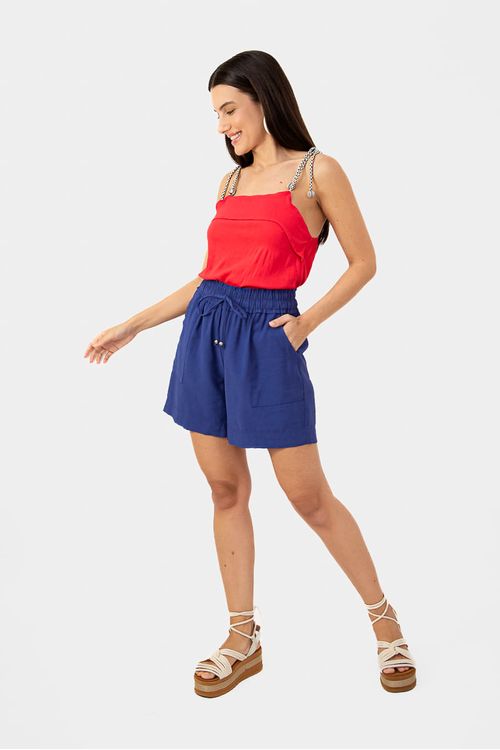 short-azul