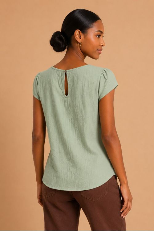 BLUSA-PLISSADO-MANGA-TULIPA-VERDE.